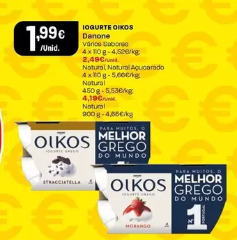 Oferta de Oikos - Iogurte por 1,99€ em Intermarché