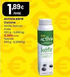 Oferta de Danone - Activia Kefir por 1,89€ em Intermarché