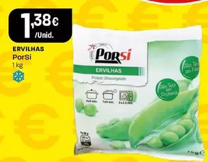 Oferta de Porsi - Ervilhas por 1,38€ em Intermarché