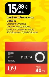 Oferta de Delta Q - Café Em Cápsulas Xl por 15,99€ em Intermarché