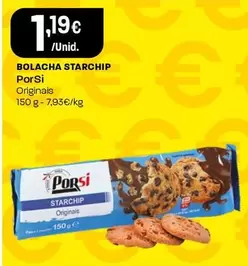 Oferta de Porsi - Bolacha Starchip por 1,19€ em Intermarché