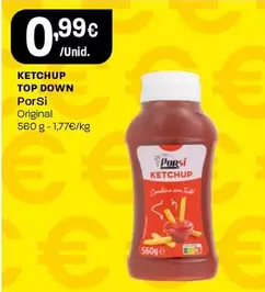 Oferta de Porsi - Ketchup Top Down por 0,99€ em Intermarché