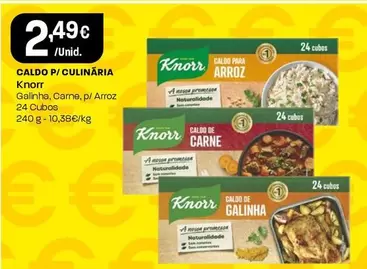 Oferta de Knorr - Caldo P/ Culinaria por 2,49€ em Intermarché