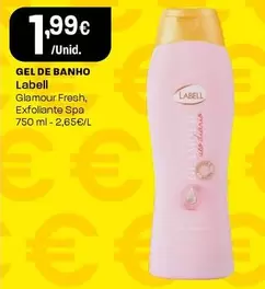 Oferta de Labell - Gel De Banho por 1,99€ em Intermarché