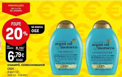 Oferta de Ogx - Champo, Condicionador por 6,79€ em Intermarché