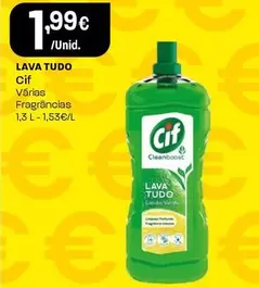 Oferta de Cif - Lava Tudo por 1,99€ em Intermarché