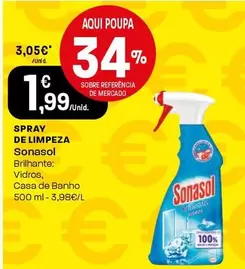 Oferta de Sonasol - Spray De Limpeza por 1,99€ em Intermarché