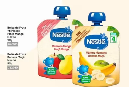 Oferta de Nestlé - Bolsa De Fruta Banana Maçãem Recheio