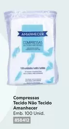 Oferta de Amanhecer - Compressas Tecido Nao Tecidoem Recheio