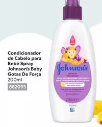 Oferta de Johnson's Baby - Condicionador De Cabelo Para Bebe Sprayem Recheio