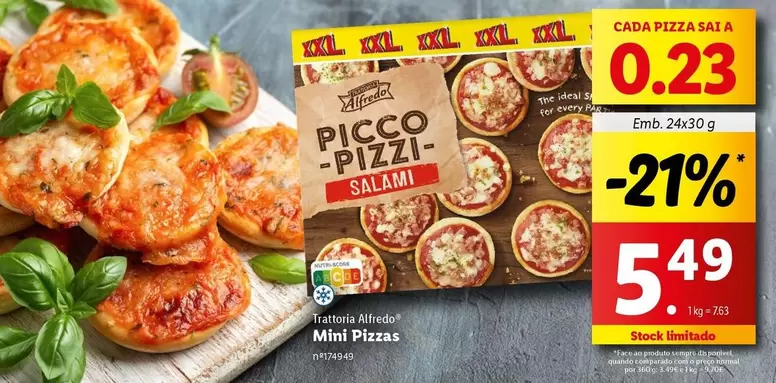 Oferta de XXL - Mini Pizzas por 5,49€ em Lidl