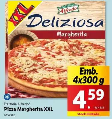 Oferta de XXL - Pizza Margherita por 4,59€ em Lidl