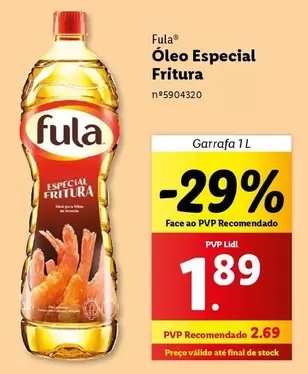 Oferta de Fula - Oleo Especial Fritura por 1,89€ em Lidl