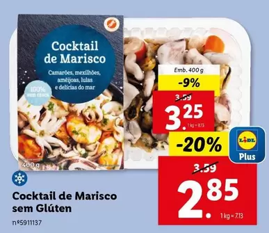 Oferta de Lidl - Cocktail De Marisco Sem Glúten por 2,85€ em Lidl