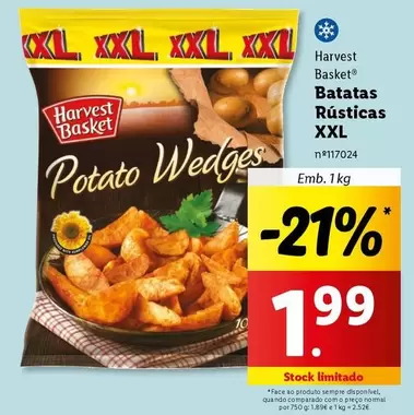 Oferta de Batatas Rusticas Xxl por 1,99€ em Lidl