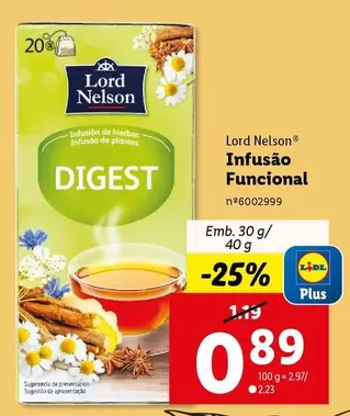 Oferta de Lidl - Infusão Funcional por 0,89€ em Lidl