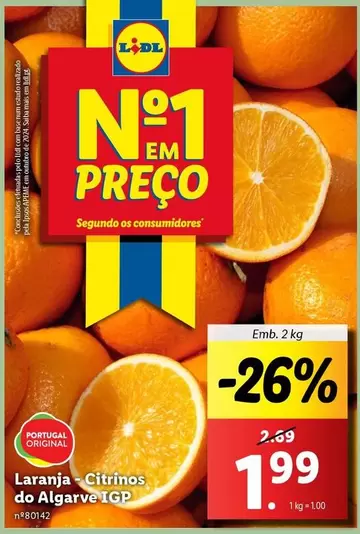 Oferta de Lidl - Laranja Citrinos Do Algarvegps por 1,99€ em Lidl