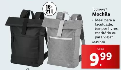 Oferta de A+ - Mochila por 9,99€ em Lidl