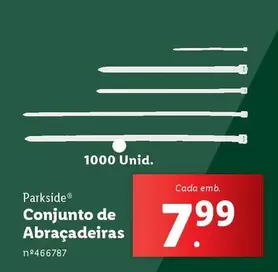 Oferta de Conjunto De Abracadeiras por 7,99€ em Lidl