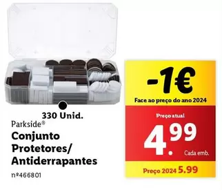 Oferta de Conjunto Protetores/ Antiderrapantes por 4,99€ em Lidl