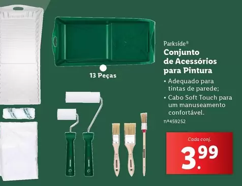 Oferta de Conjunto De Acessórios Para Pintura por 3,99€ em Lidl