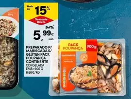 Oferta de Continente - Preparado P/ Mariscada S/ Gluten Pack Poupanca por 5,99€ em Continente