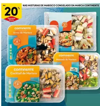 Oferta de Continente - Nas Misturas De Marisco Congelado Da Marcaem Continente