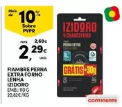 Oferta de Izidoro - Fiambre Perna Extra Forno por 2,29€ em Continente