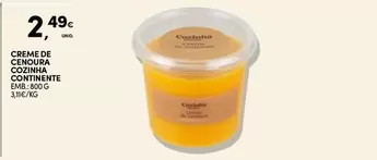 Oferta de Continente - Creme De Cenoura Coziha por 2,49€ em Continente