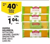 Oferta de Milaneza - Massa por 1,04€ em Continente