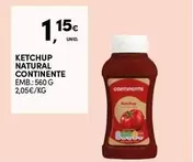 Oferta de Continente - Ketchup Natural por 1,15€ em Continente