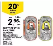 Oferta de Tenorio - Filete De Atum Em Azeite por 2,96€ em Continente