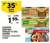 Oferta de Knorr - Caldos Natura/Vitalie/S/Sal por 1,59€ em Continente