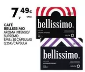 Oferta de Bellissimo - Café por 7,49€ em Continente