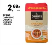 Oferta de Oriente - Arroz por 2,69€ em Continente