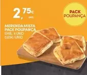 Oferta de Merenda Mista por 2,75€ em Continente