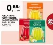 Oferta de Continente - Gelatinas por 0,89€ em Continente