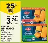 Oferta de Iglo - Filetes Recheados por 3,74€ em Continente