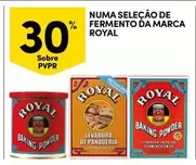 Oferta de Royal - Numa Selecao De Fermento Da Marcaem Continente