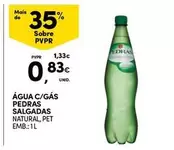 Oferta de Pedras - Água C/Gas  Salgadas por 0,83€ em Continente