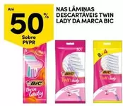 Oferta de BIC - Nas Laminas Descartaveis Twin Lady Da Marcaem Continente