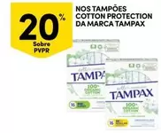 Oferta de Tampax - Tampões Cotton Protection Da Marcaem Continente