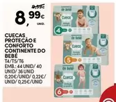 Oferta de Continente - Cuecas Proteção E Conforto por 8,99€ em Continente