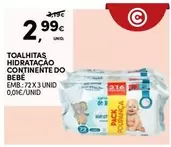 Oferta de Continente - Toalhitas Hidratação por 2,99€ em Continente