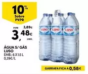 Oferta de Luso - Água S/Gas por 3,48€ em Continente