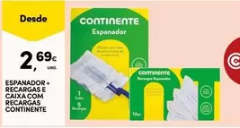 Oferta de Continente - Espanador + Recargas E Caixa Com Recargas por 2,69€ em Continente