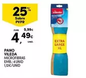 Oferta de Vileda - Pano por 4,49€ em Continente