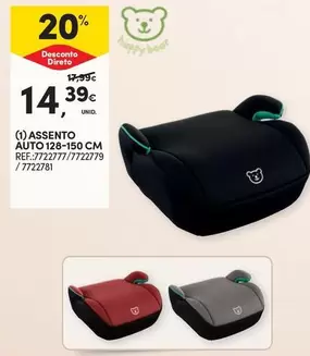 Oferta de Assento Auto 128-150 Cm por 14,39€ em Continente