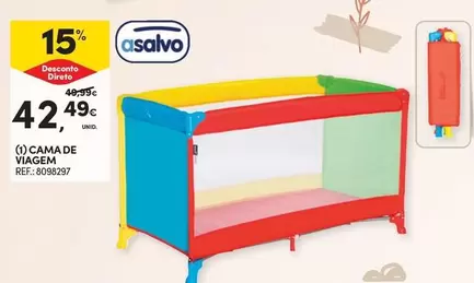 Oferta de Asalvo - Cama De Viagem por 42,49€ em Continente