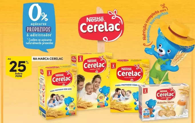 Oferta de Nestle - Na Marca Cerelacem Continente